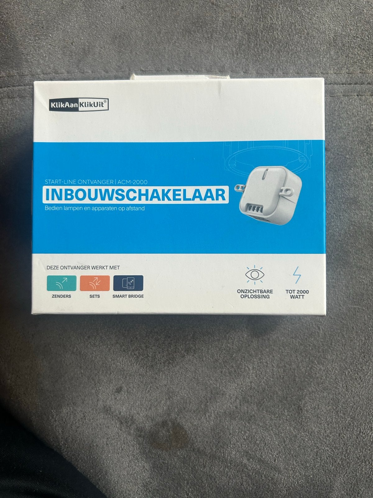 KliKaanKliKuit Inbouwschakelaar ACM-2000, Ophalen of Verzenden, Nieuw, Overige merken, Schakelaar