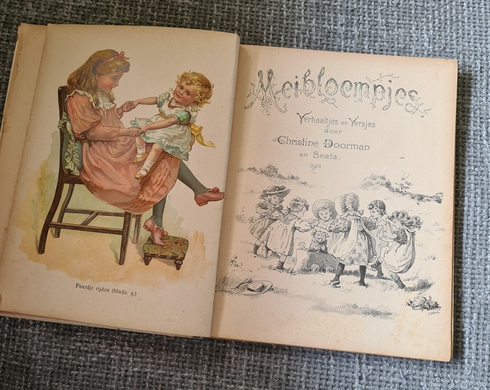 boek Meibloempjes uit 1897 christine doorman, Verzenden
