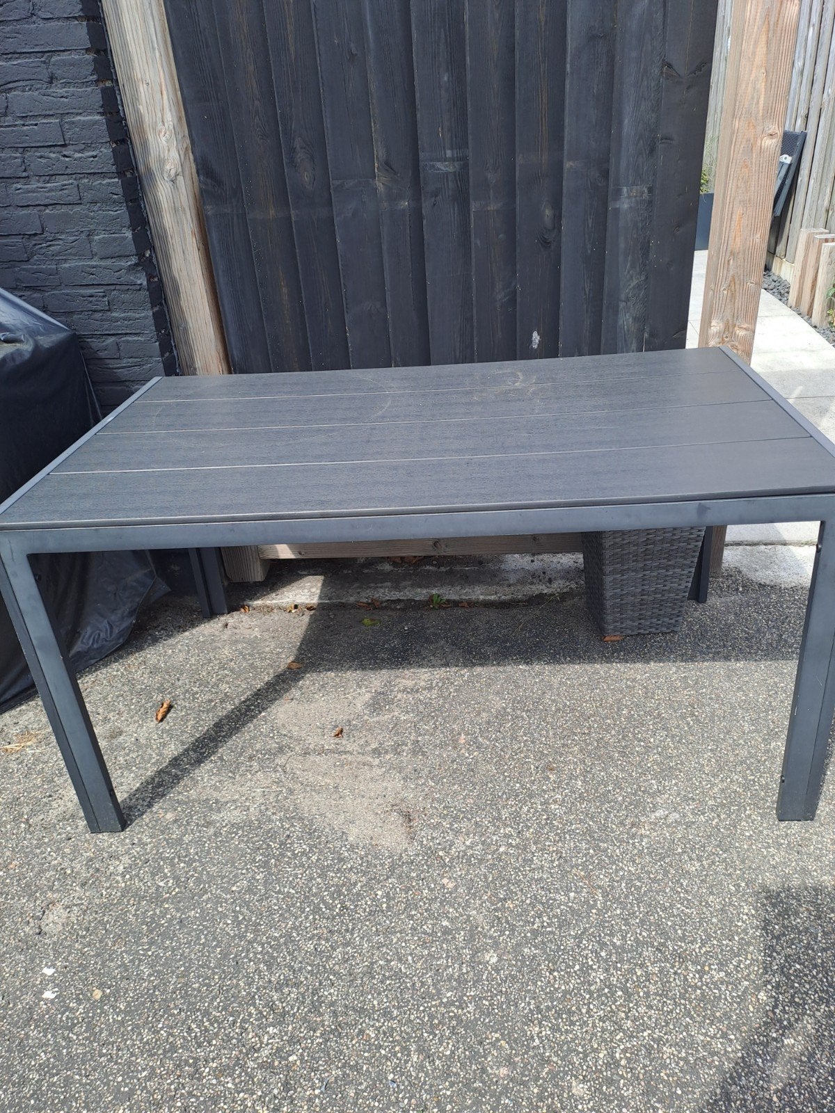 Tuintafel, Ophalen, Rechthoekig, Aluminium