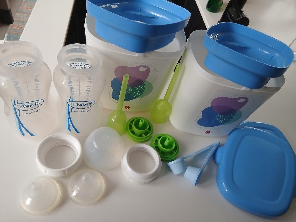 Dr brown fles pakket, Kinderen en Baby's, Babyvoeding en Toebehoren, Ophalen of Verzenden, Zo goed als nieuw, Overige typen