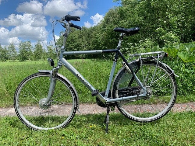 Gazelle orange special design, Fietsen en Brommers, Fietsen | Heren | Herenfietsen, Ophalen, Gebruikt, Versnellingen, 61 tot 65 cm