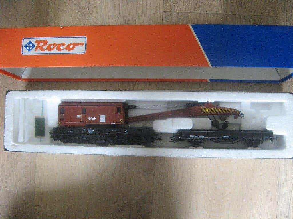 Roco 46903: tweedelige digitale kraanwagenset NS Utrecht, Wisselstroom, Treinset, Ophalen of Verzenden, Roco