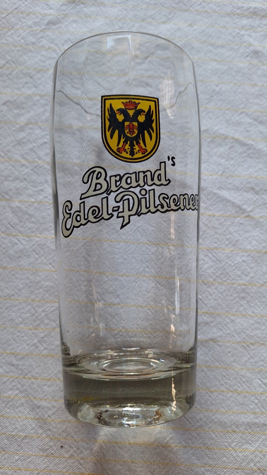 vintage Brand halve liter glas., Ophalen of Verzenden, Zo goed als nieuw, Glas of Glazen, Brand