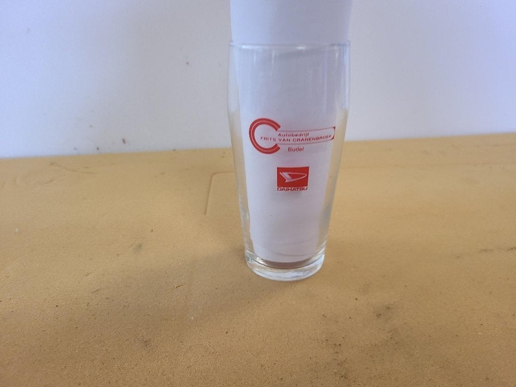 glas bierglas fluitje autobedrijf van cranenbroek, Ophalen of Verzenden, Zo goed als nieuw, Glas of Glazen, Overige merken