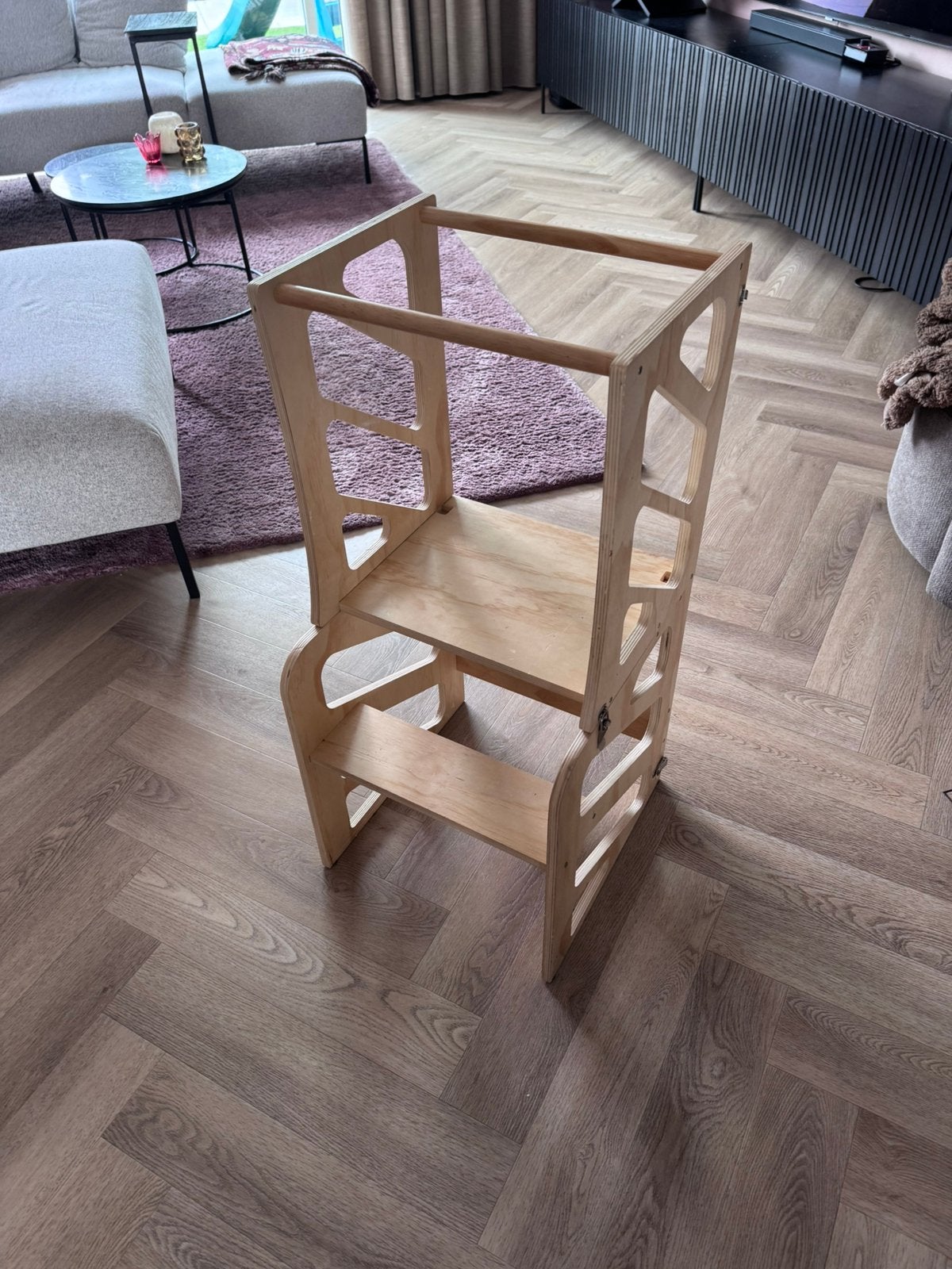 Leertoren keuken peuter/kleuter, Minder dan 55 cm, Ophalen of Verzenden, Zo goed als nieuw, 60 cm of meer