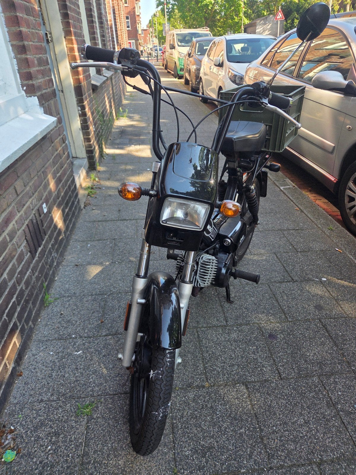 Tomos Quadro snorfiets blauw kenteken 2018, Ophalen, Zo goed als nieuw, 2 versnellingen, Quadro