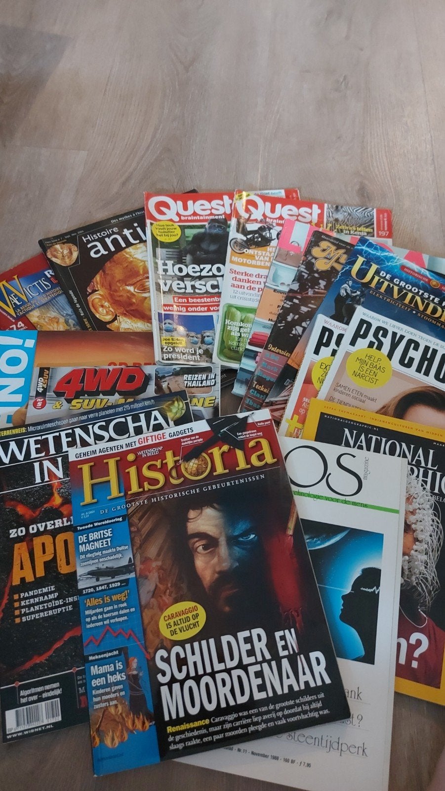 I: Diverse tijdschriften: Weteschap Geschiedenis Psychologie, Ophalen of Verzenden, Gelezen, Wetenschap en Natuur