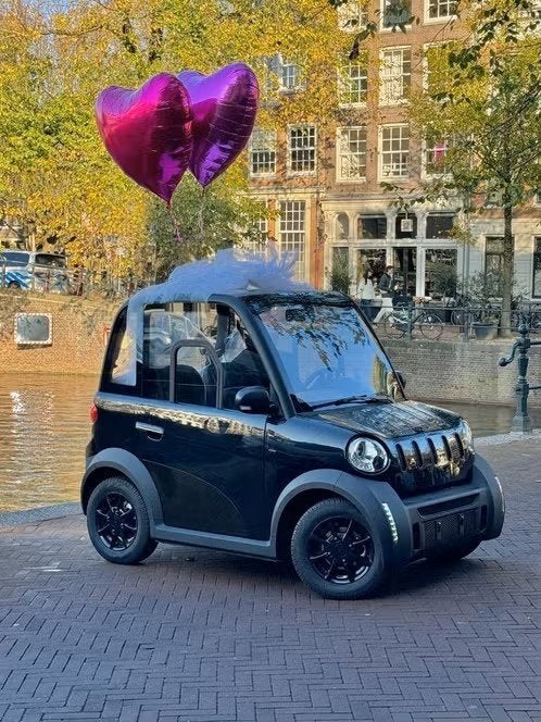 Move Citycar Black Edition *Elektrisch *BTW *2024 *3500 km, Diversen, Gebruikt, 16 km/u of meer, 46 km of meer, Ophalen
