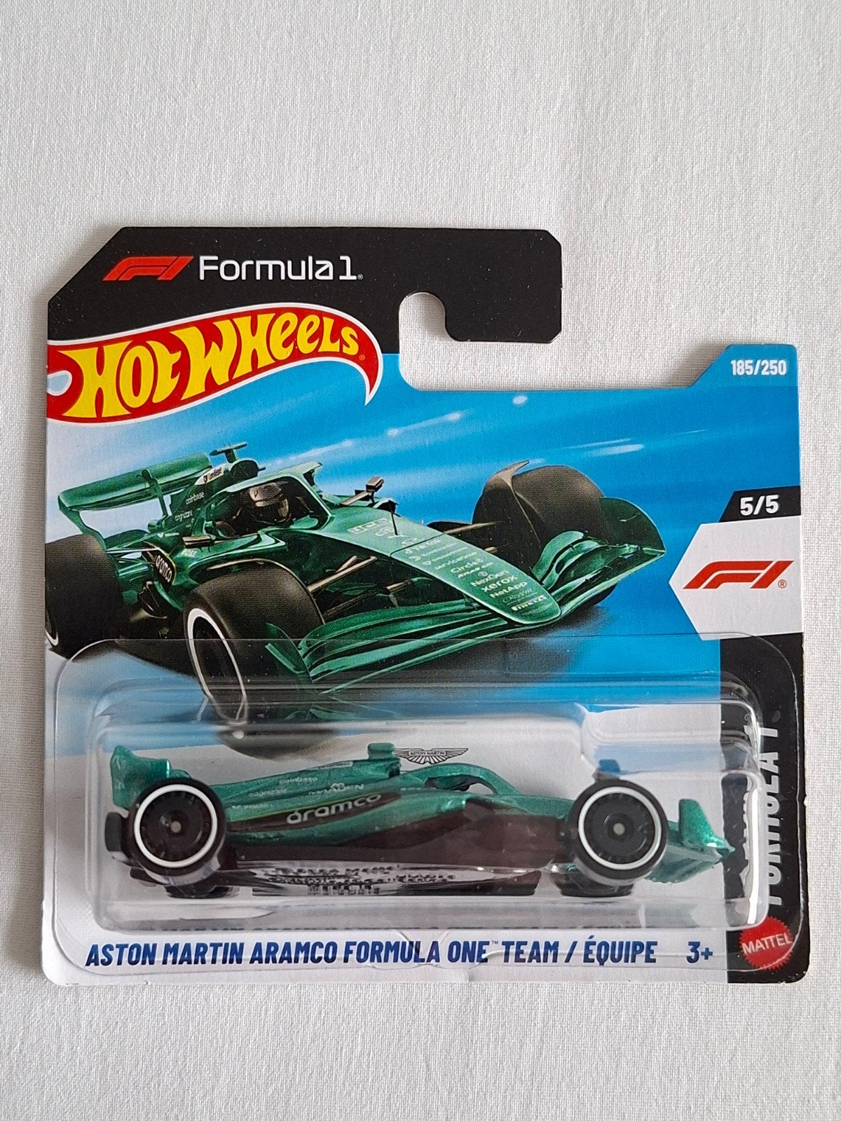 Hot Wheels F1 Aston Martin Aramco Formule 1 Team, Ophalen of Verzenden, Nieuw, Auto