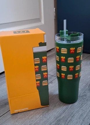McDonald's Tumbler met Rietje - Nieuw in Doos, Ophalen of Verzenden, Nieuw