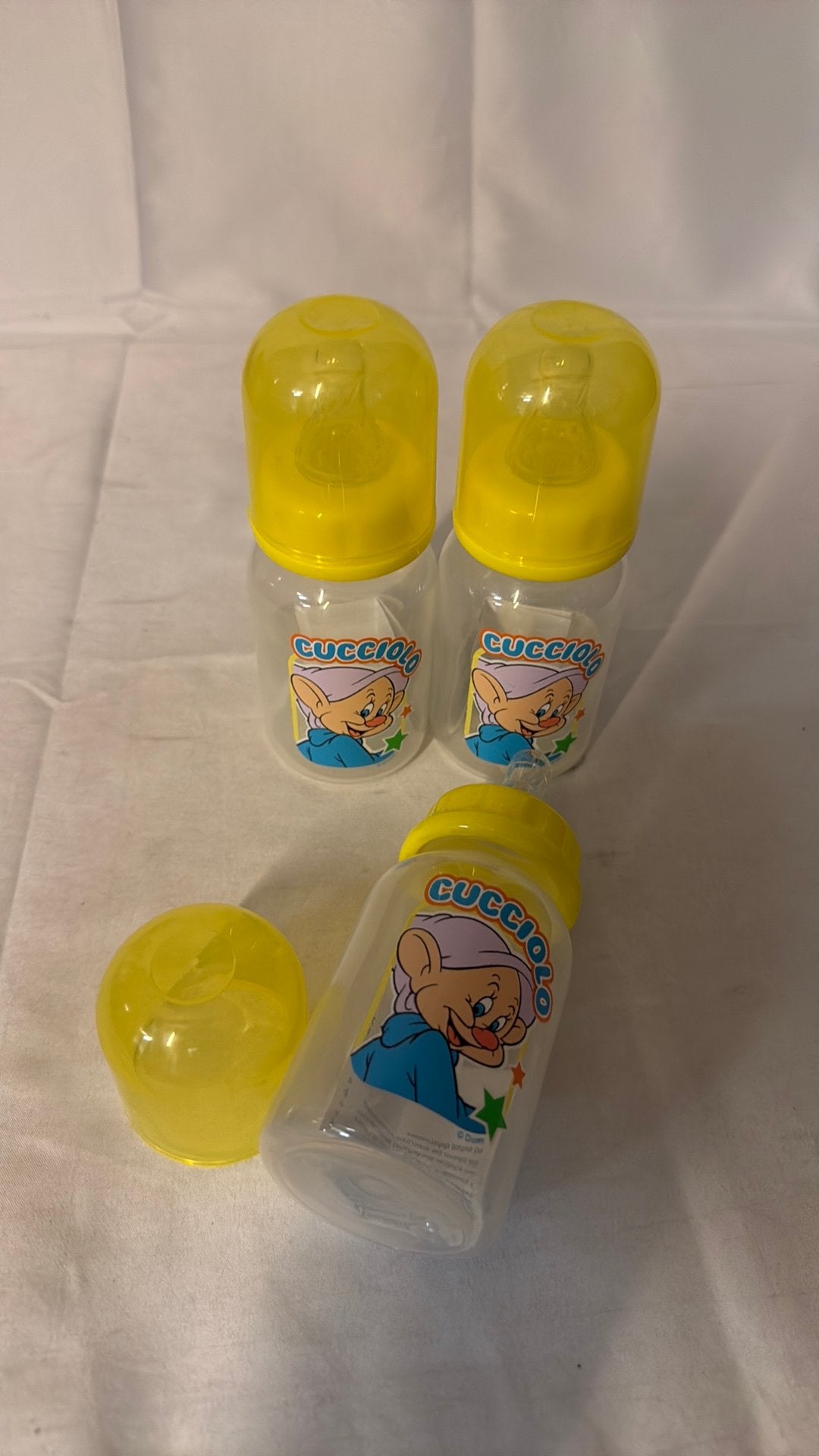 Disney baby drinkfles 3 stuks nieuw, Ophalen of Verzenden, Zo goed als nieuw, Overige typen