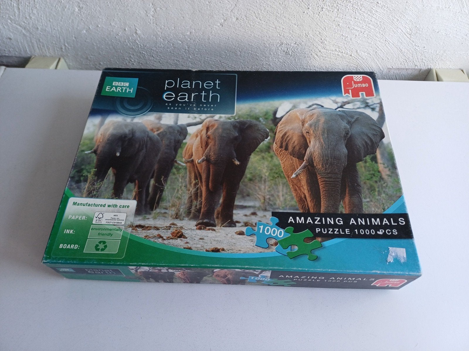 Jumbo Planet Earth Legpuzzel 1000 stukjes, Hobby en Vrije tijd, Denksport en Puzzels, Ophalen of Verzenden