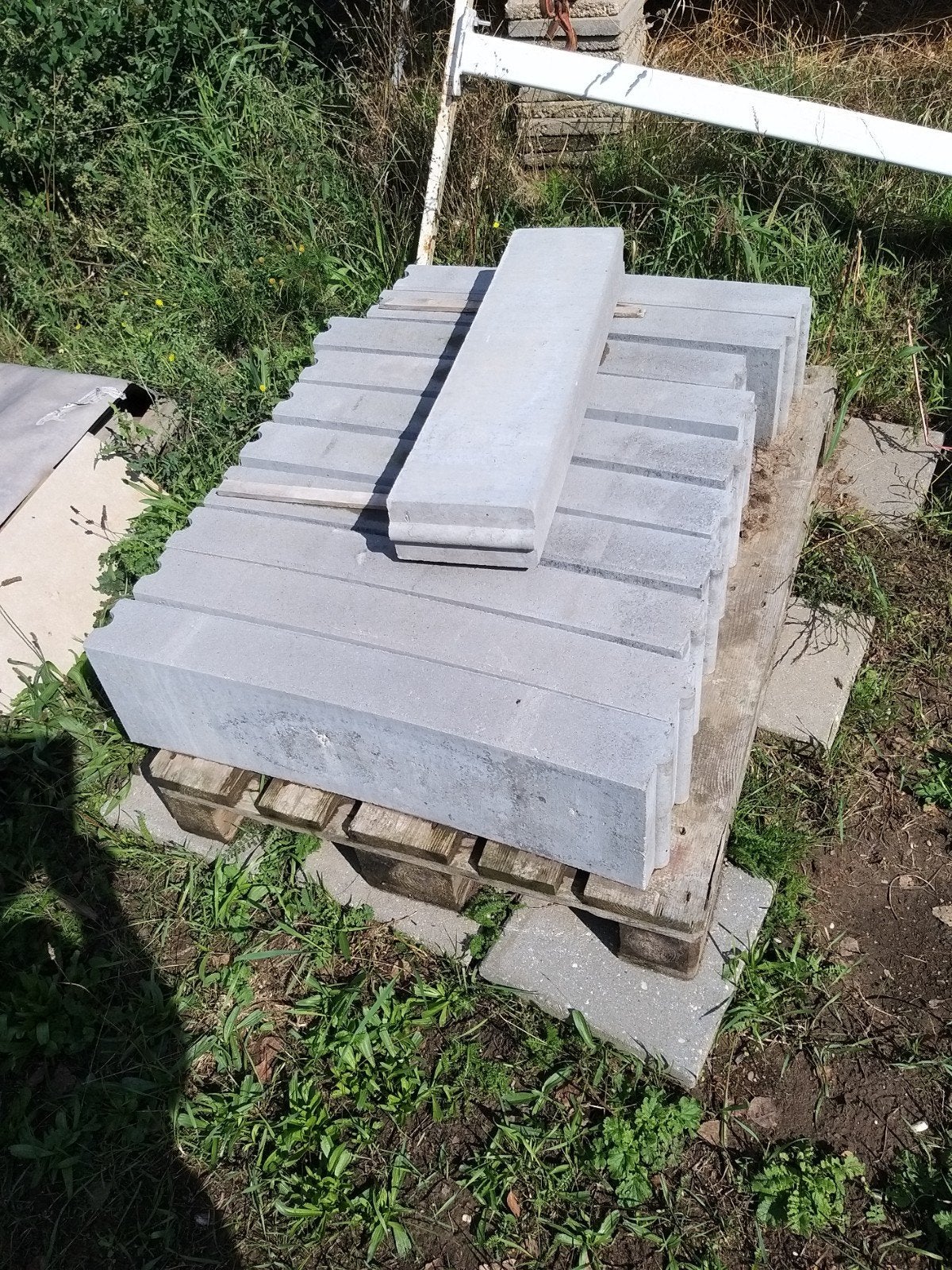 Trottoirbanden 10cm x 20cm x 78.5cm., Tuin en Terras, Ophalen, Beton, Minder dan 5 m²