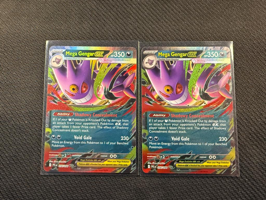 Mega Gengar EX 56/94 Phantasmal Flames Pokemon, Ophalen, Nieuw, Losse kaart