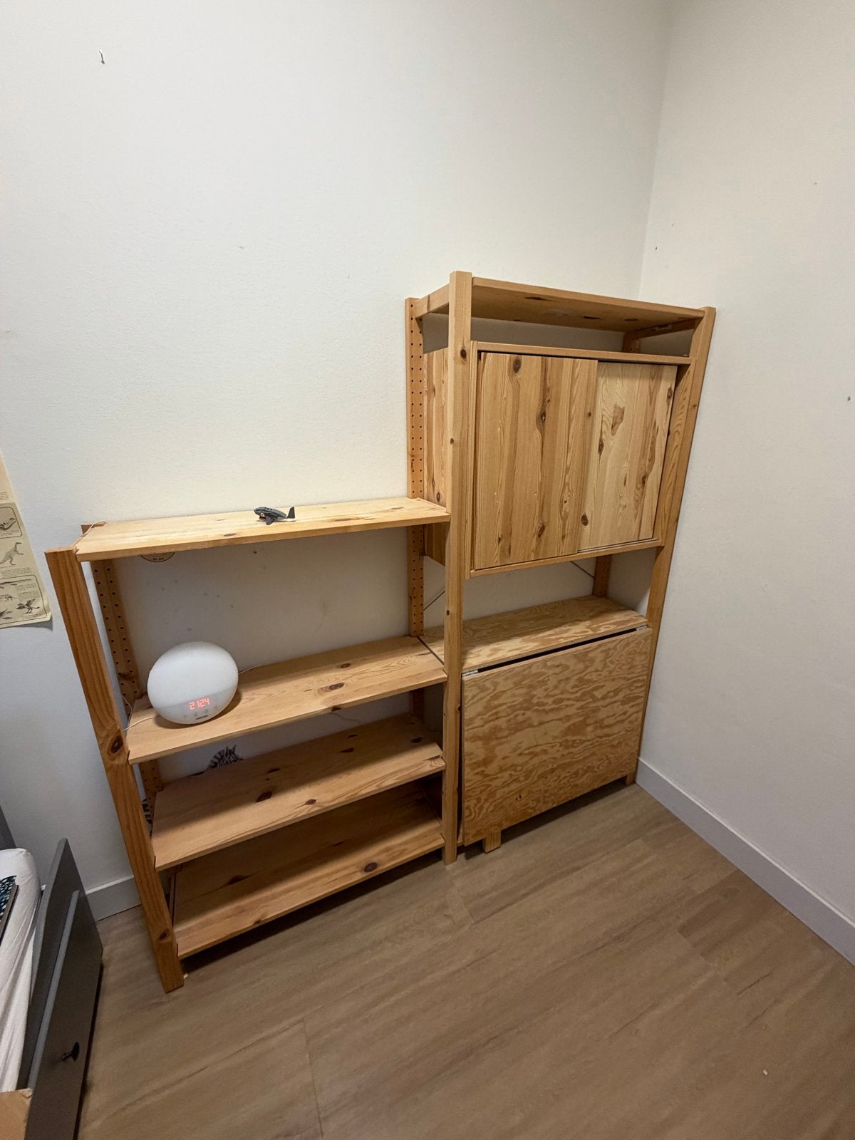 IKEA kast en bureau voor kinderkamer, Ophalen, Gebruikt, 100 tot 150 cm, 150 tot 200 cm