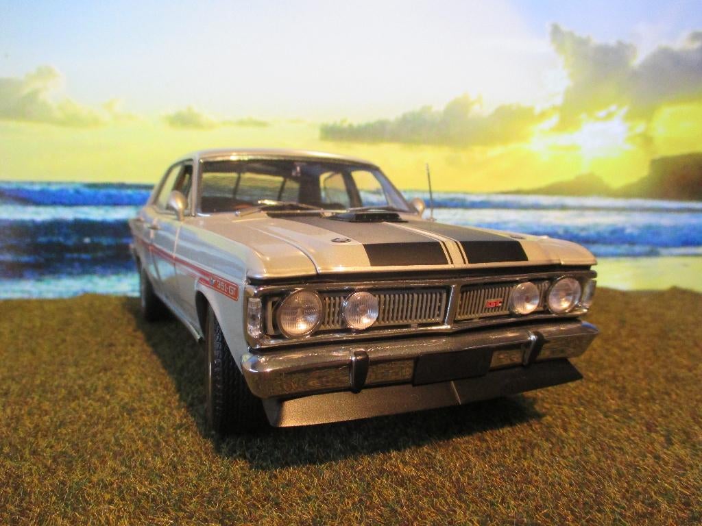 1/18 1971 Ford Falcon XY GTHO Phase 3 Biante Quicksilver, Hobby en Vrije tijd, Modelauto's | 1:18, Ophalen of Verzenden, Nieuw