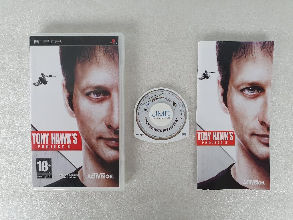 PSP: Tony Hawk's Project 8, Gebruikt, 1 speler, Ophalen of Verzenden, Vanaf 3 jaar