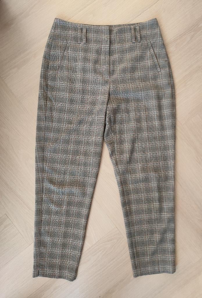 Gerry Weber - Broek met ruit patroon - Maat 40, Maat 38/40 (M), Bruin, Ophalen of Verzenden, Zo goed als nieuw