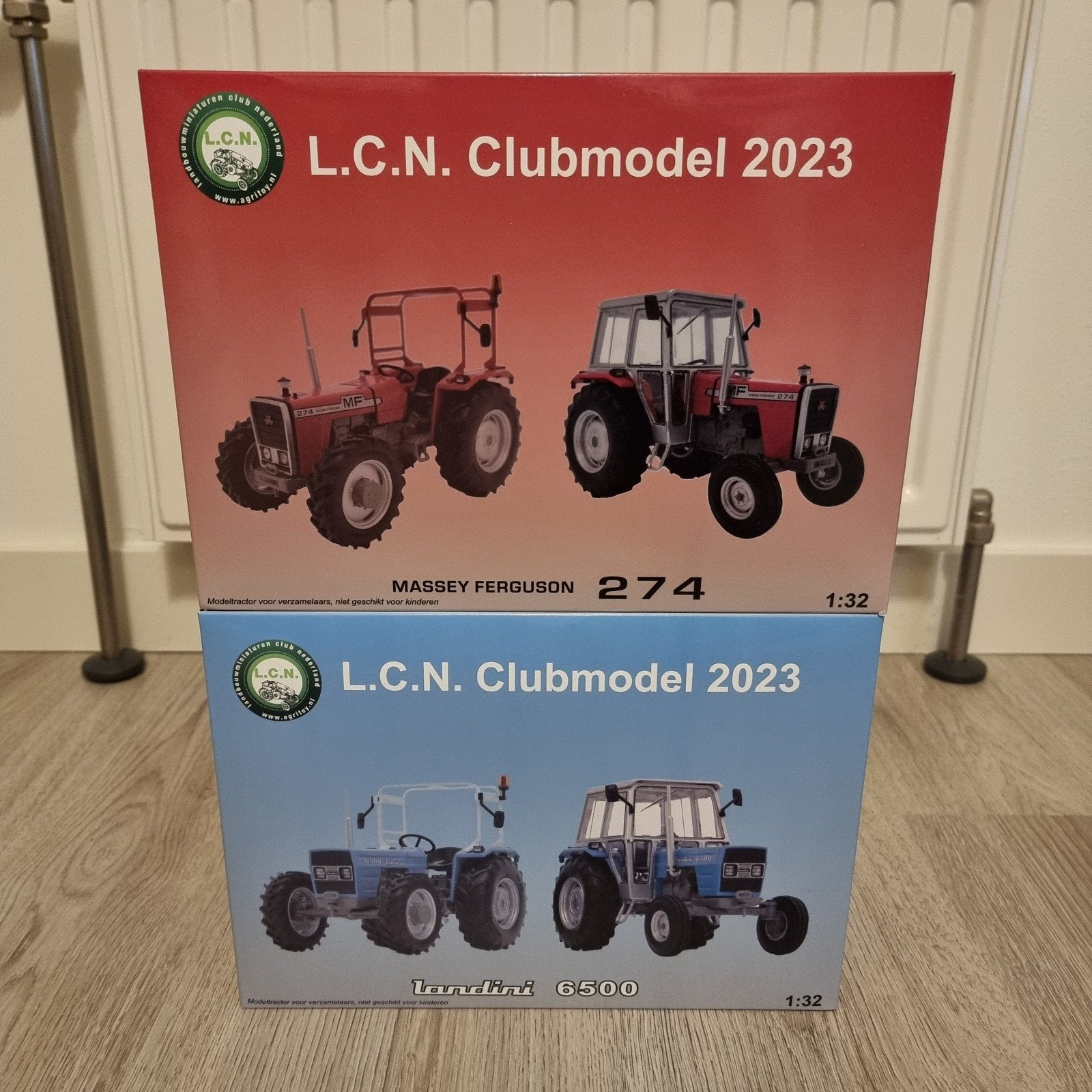 Set Massey Ferguson 274 + Landini 6500 LCN 2023 Marge Models, Ophalen of Verzenden, Nieuw, Tractor of Landbouw, Overige merken