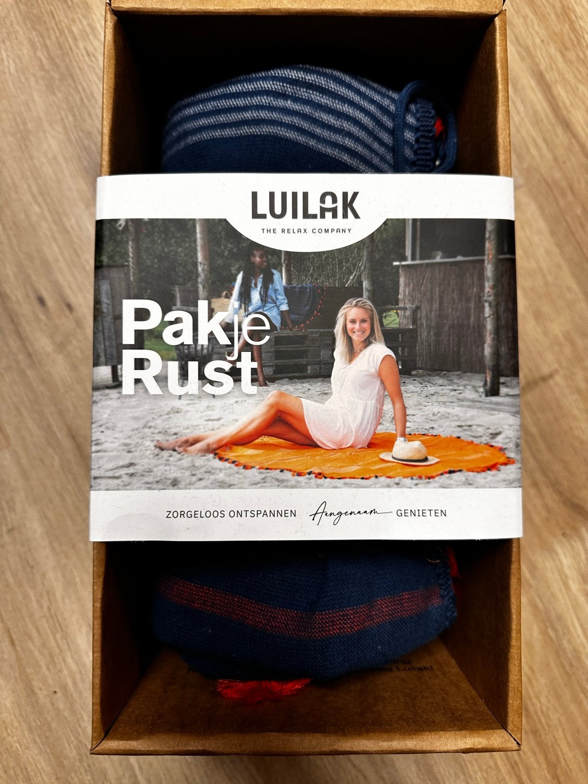 LUILLAK Pakje Rust - Rond Strandlaken - Nieuw in verpakking, Ophalen of Verzenden, Nieuw, Meerkleurig, Textiel