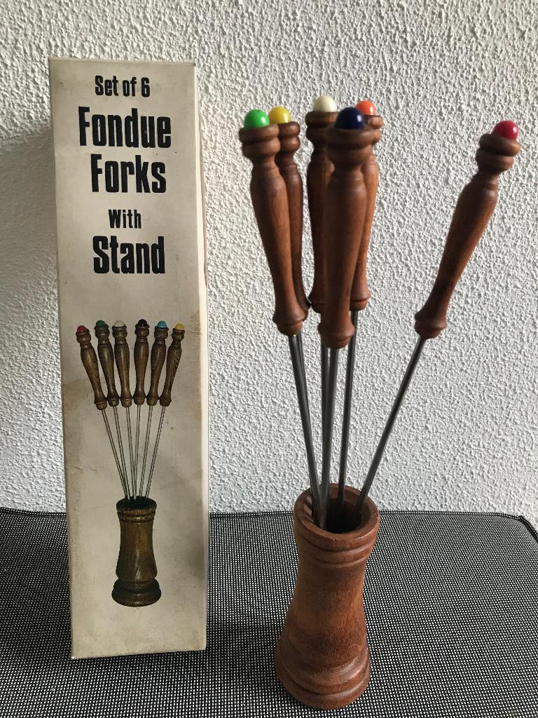 Vintage fondueset, Witgoed en Apparatuur, Fonduesets, Ophalen of Verzenden, Brander, Fondueset