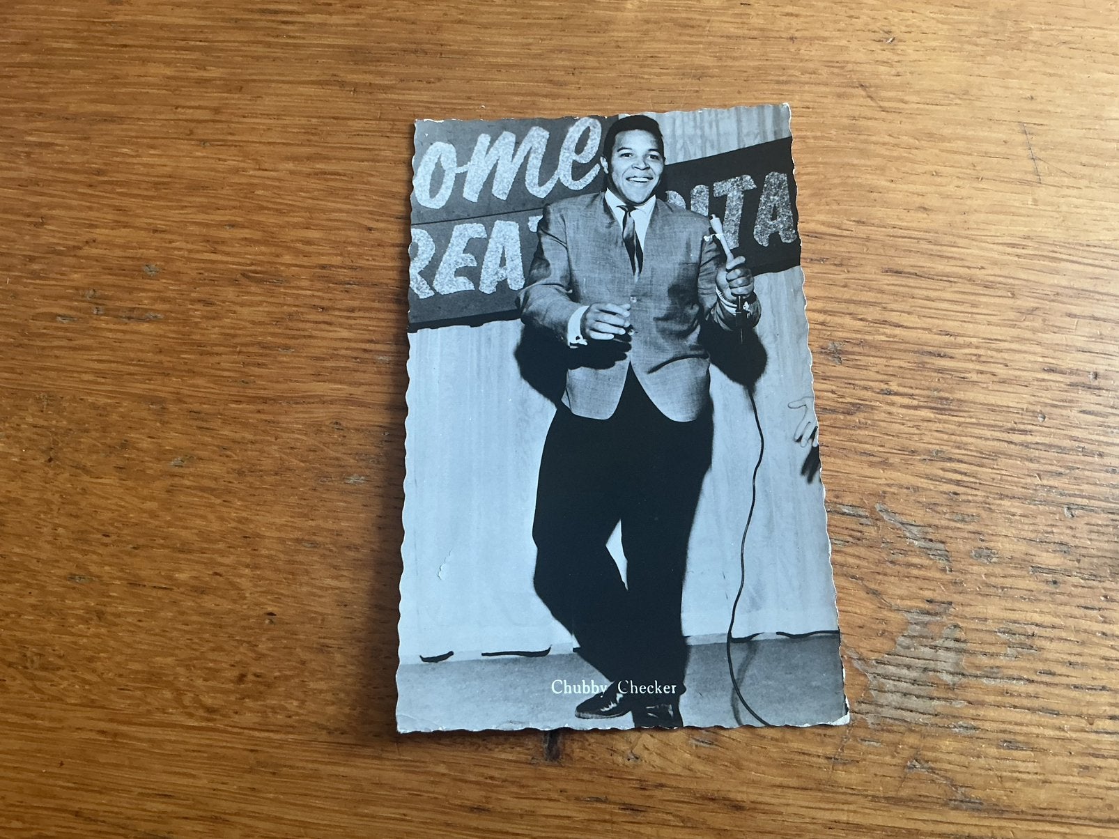 O507 Chubby Checker, Ophalen of Verzenden, Zo goed als nieuw, Foto of Kaart
