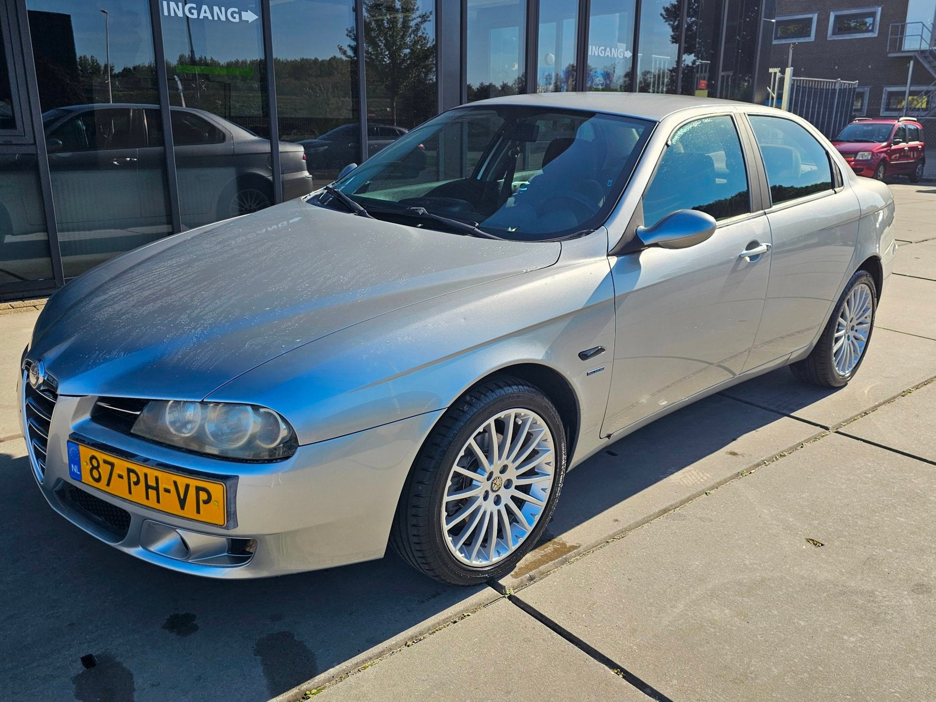 Alfa Romeo 156 1.8 T.Spark Impression - Airco - Cruise -, Auto's, Voorwielaandrijving, Stof, Gebruikt, Zwart
