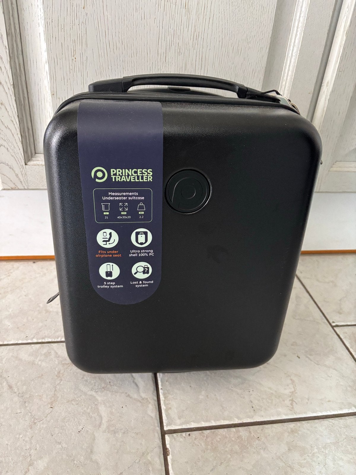 Princess Traveller PT-01 Evo Undersseater Rolkoffer - Nieuw!, Hard kunststof, Nieuw, Minder dan 50 cm, Minder dan 35 cm