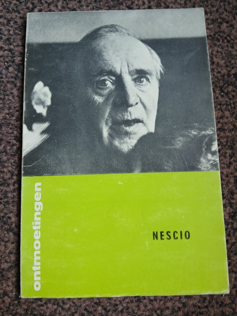 Nescio door Rob Bindels (KLD-9 E), Boeken, Ophalen of Verzenden, Zo goed als nieuw