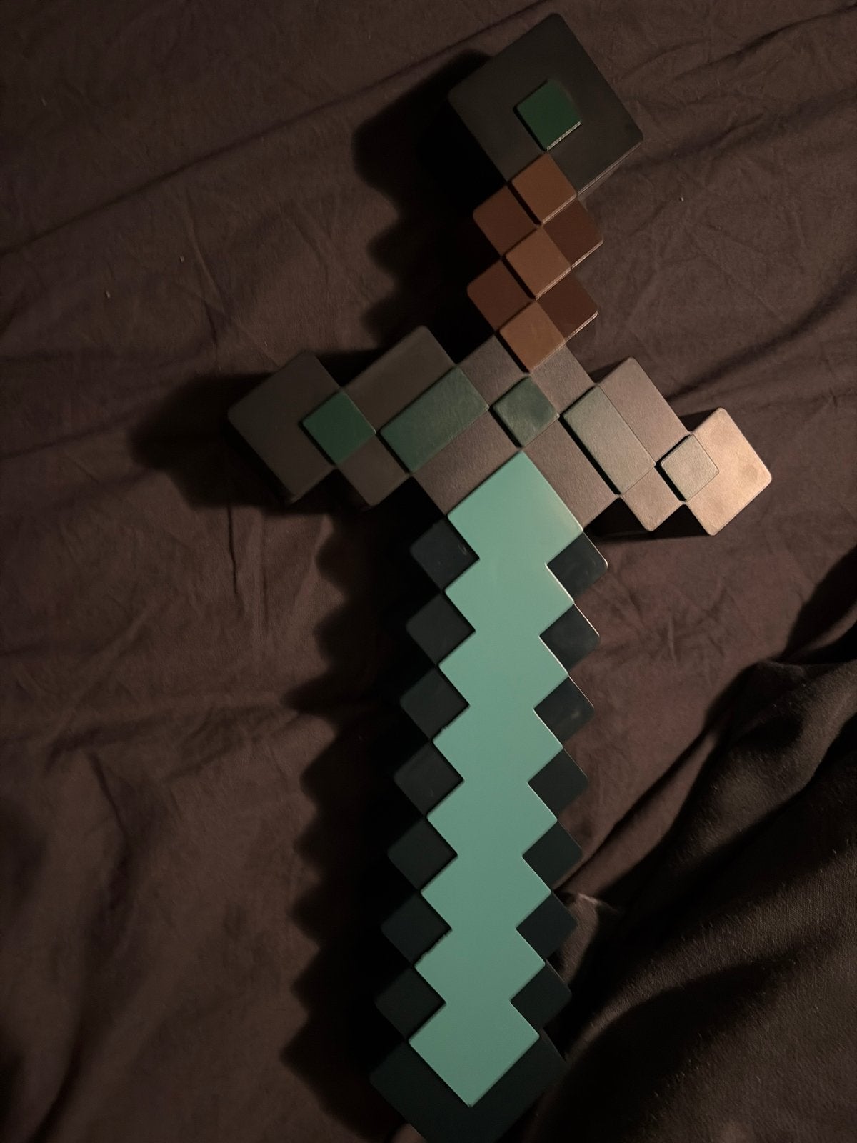 Minecraft Zwaard Verlichting - Diamond Sword Lamp, Meerkleurig, Overige stijlen, Kunststof, Ophalen of Verzenden
