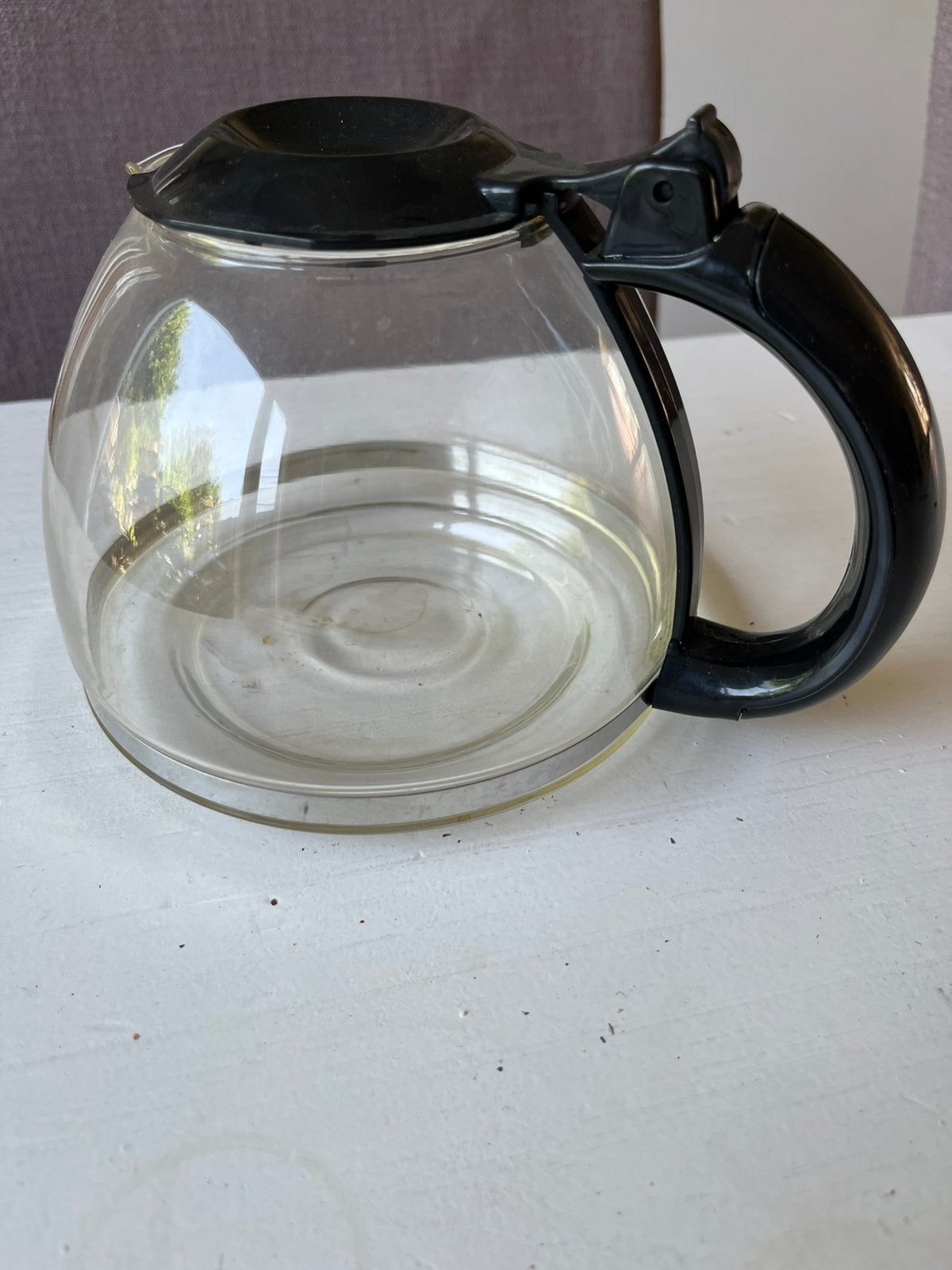 Glazen koffiekan Braun, Huis en Inrichting, Gebruikt, Pot, Bus of Blik, Ophalen of Verzenden, Glas