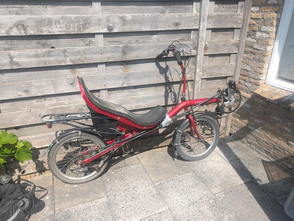 Challange Mistral ligfiets, Fietsen en Brommers, Ophalen, Gebruikt, Velgrem, Bovenstuur