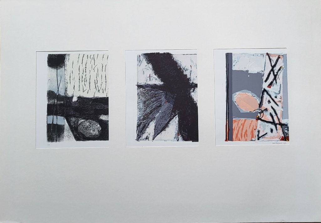 Ernst Bergmans zeefdruk-2 1986 4/15, Gelimiteerde oplage, Ophalen, Abstract