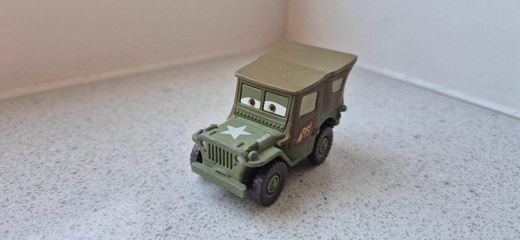 Disney Pixar Cars Sarge, Ophalen of Verzenden, Zo goed als nieuw