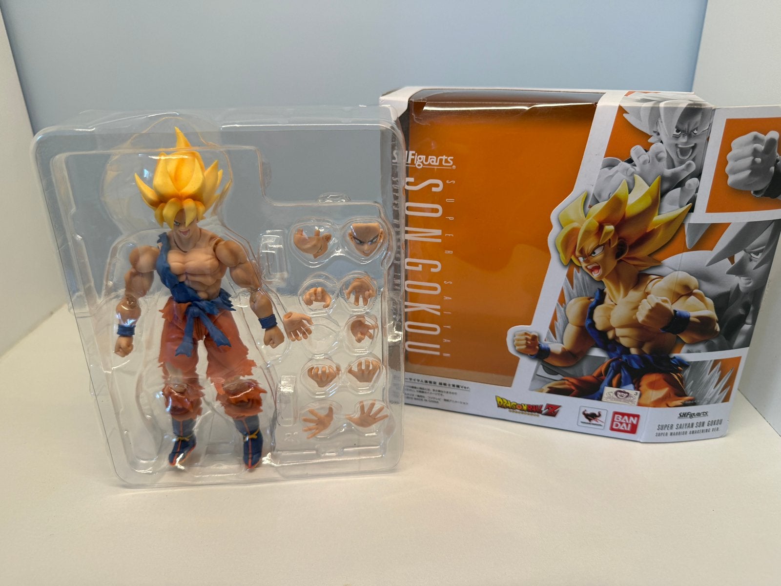 S.H. Figuarts Dragon Ball Z | Goku (Awakening), Ophalen of Verzenden, Zo goed als nieuw