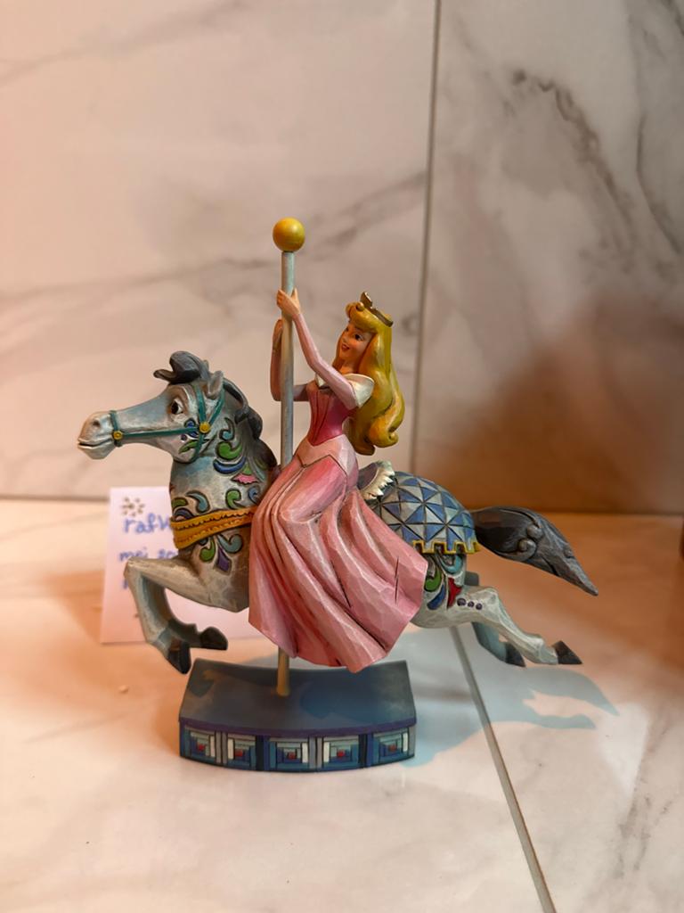 Disney Showcase Aurora op Carrousel Paard - Incl. Doos, Ophalen of Verzenden, Zo goed als nieuw