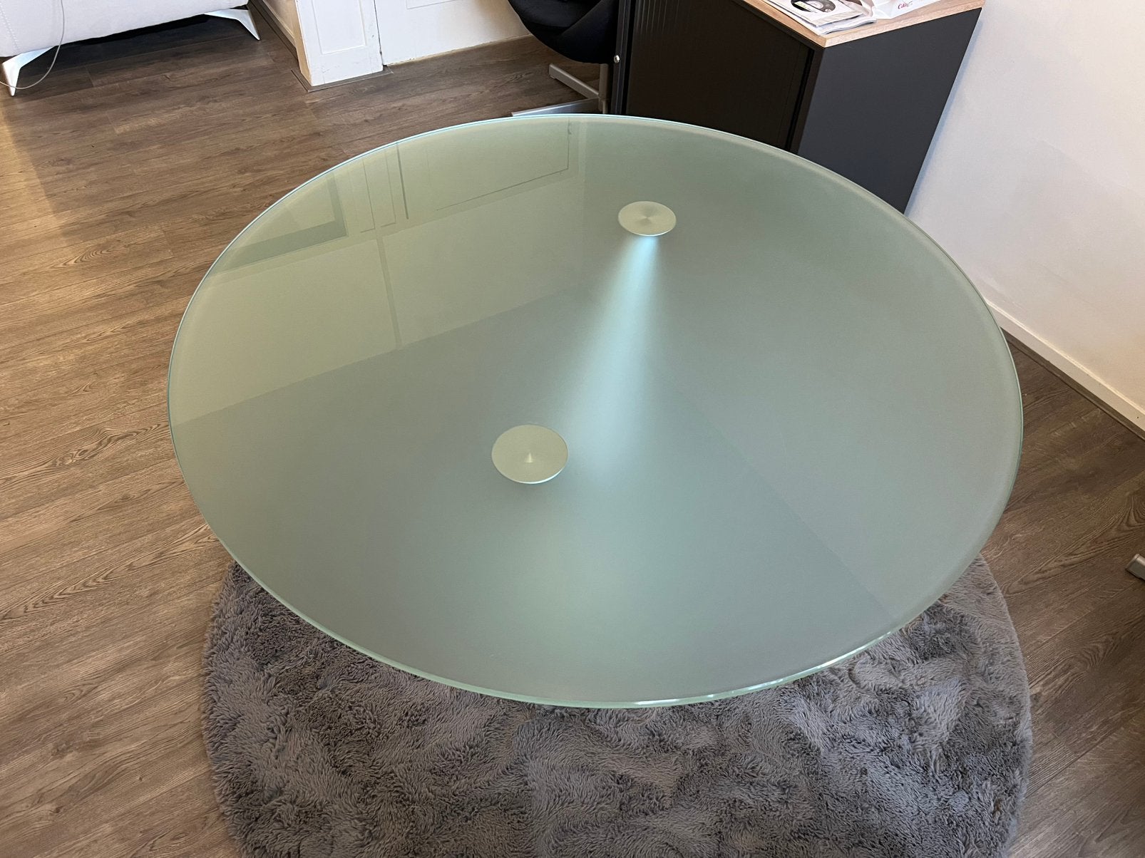 Ronde Eettafel Rolf Benz, Ophalen, 50 – 75, Gebruikt, 100 tot 150 cm