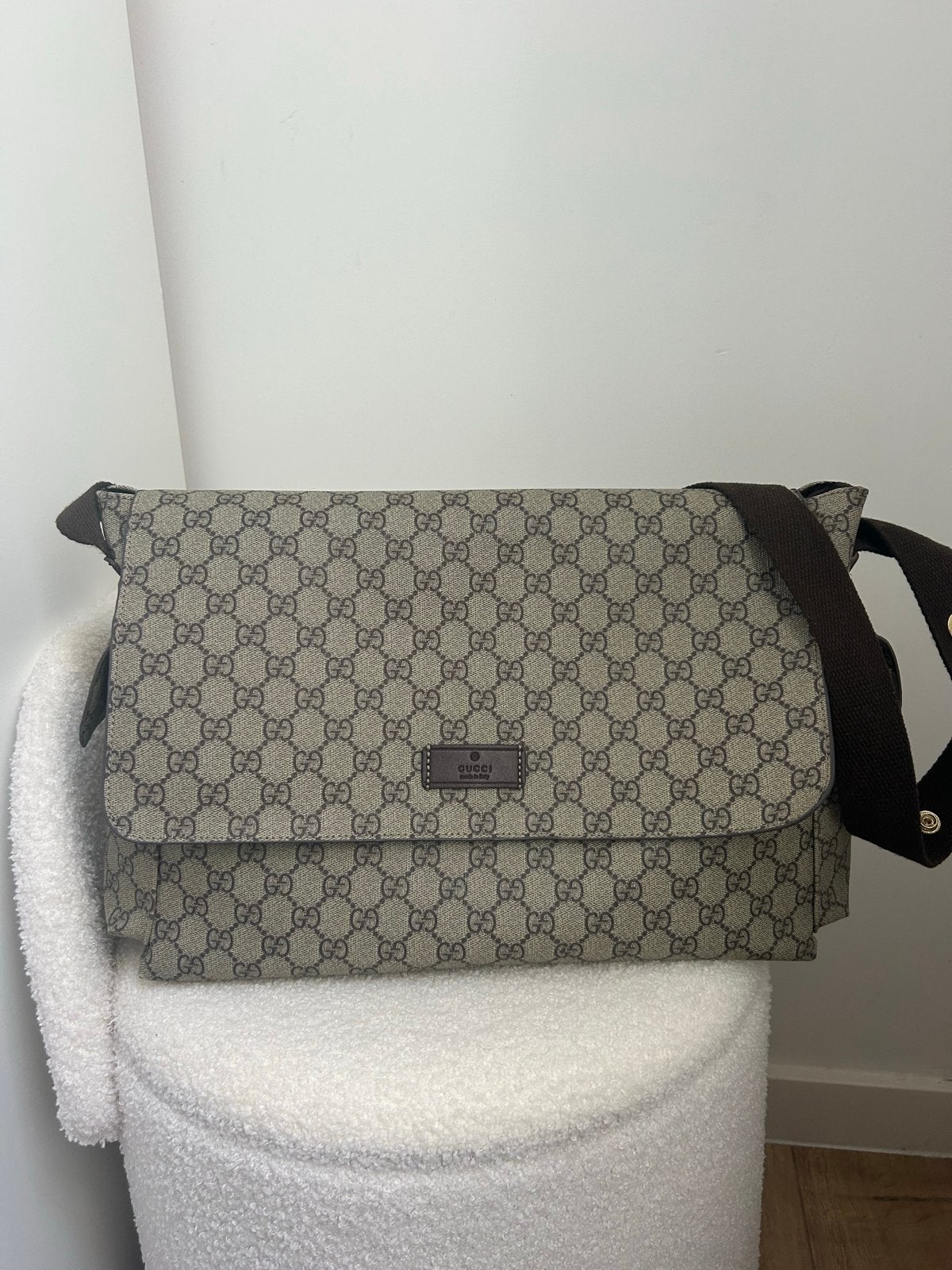 Gucci luiertas nieuw, Sieraden, Tassen en Uiterlijk, Ophalen, Zo goed als nieuw, Bruin, Overige typen