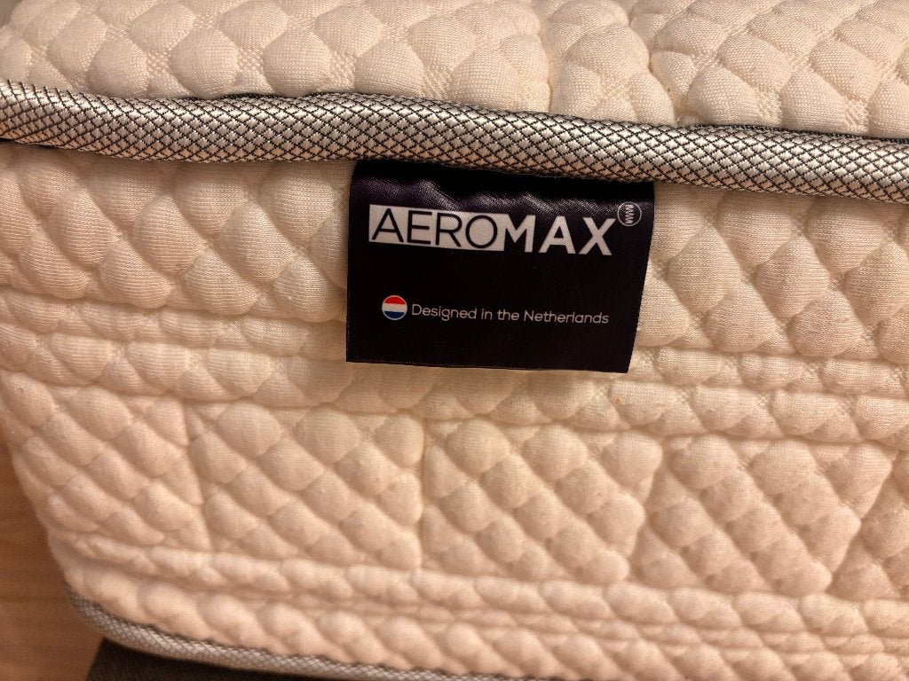 Bed met Matras AEROMAX SAVIOR, 160X200, Huis en Inrichting, Bruin, Tweepersoons, Ophalen of Verzenden, Zo goed als nieuw
