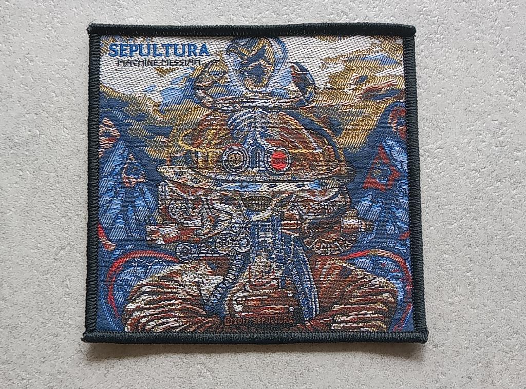 Sepultura prachtige machine messiah 2017 patch 42, Verzenden, Nieuw, Kleding