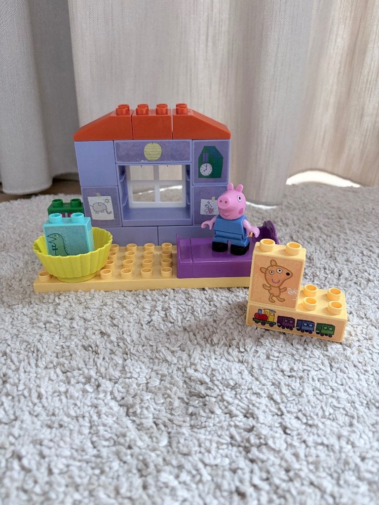 Bloxx duplo bouwblokken | Peppa Big George slaapkamer, Ophalen of Verzenden, Zo goed als nieuw, Overige merken