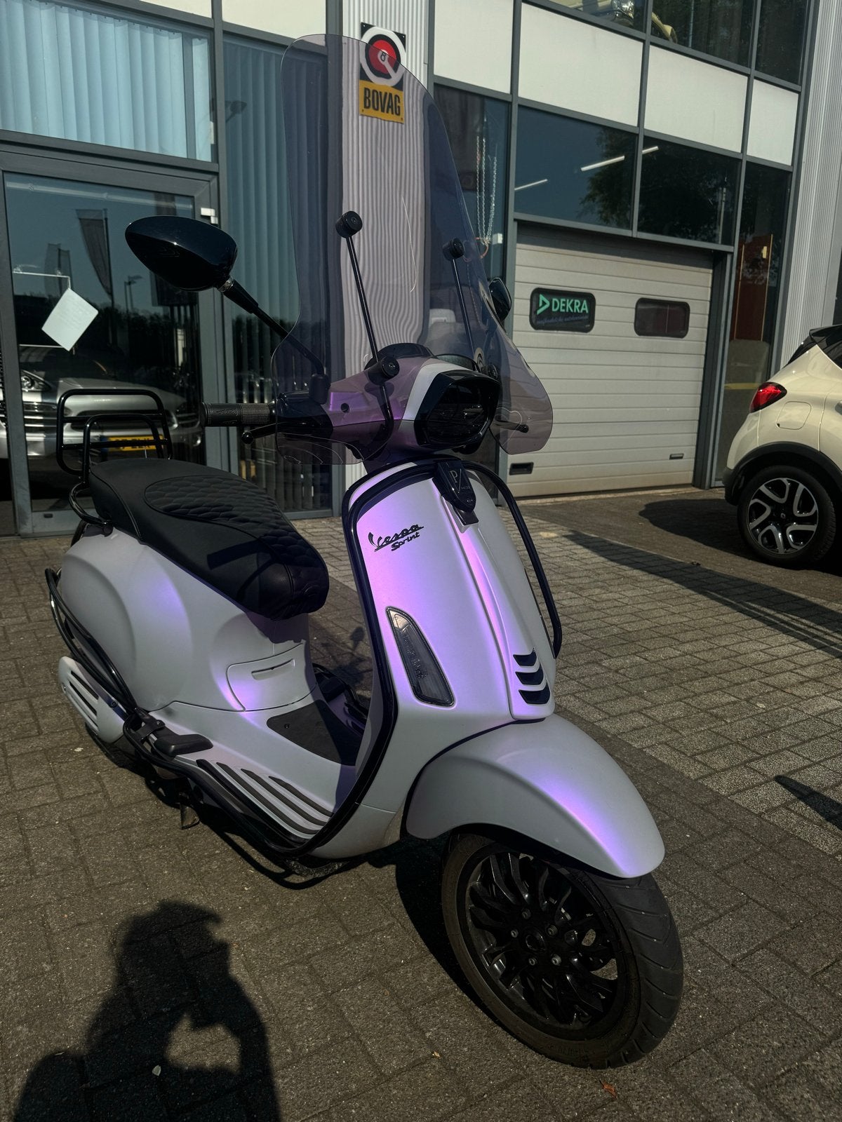 Vespa sprint 2023 opaco violette, Fietsen en Brommers, Ophalen, Zo goed als nieuw, Benzine, Overige modellen