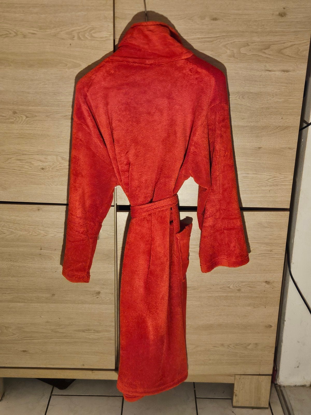 Comfortabele rode badjas, Onbekend, Ophalen of Verzenden, Rood, Badjas
