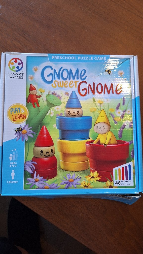 Educatief kinderspel Gnome Sweet Gnome, Ophalen, Zo goed als nieuw, Bouwen
