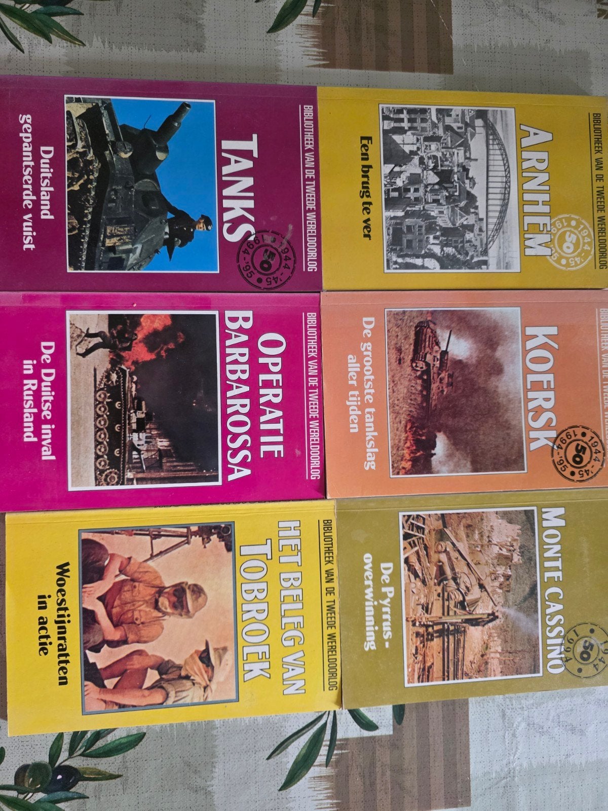 6   Keer Bibliotheek WO2, Ophalen of Verzenden