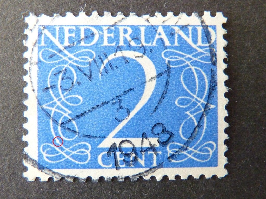 plaatfout 461, gestempeld., Verzenden, Na 1940, Gestempeld