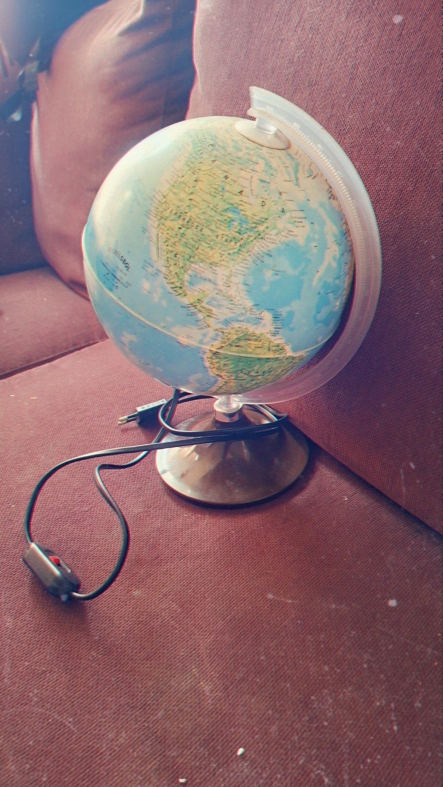 Vintage wereldbol Tecnodidattica Ligure, Ophalen of Verzenden