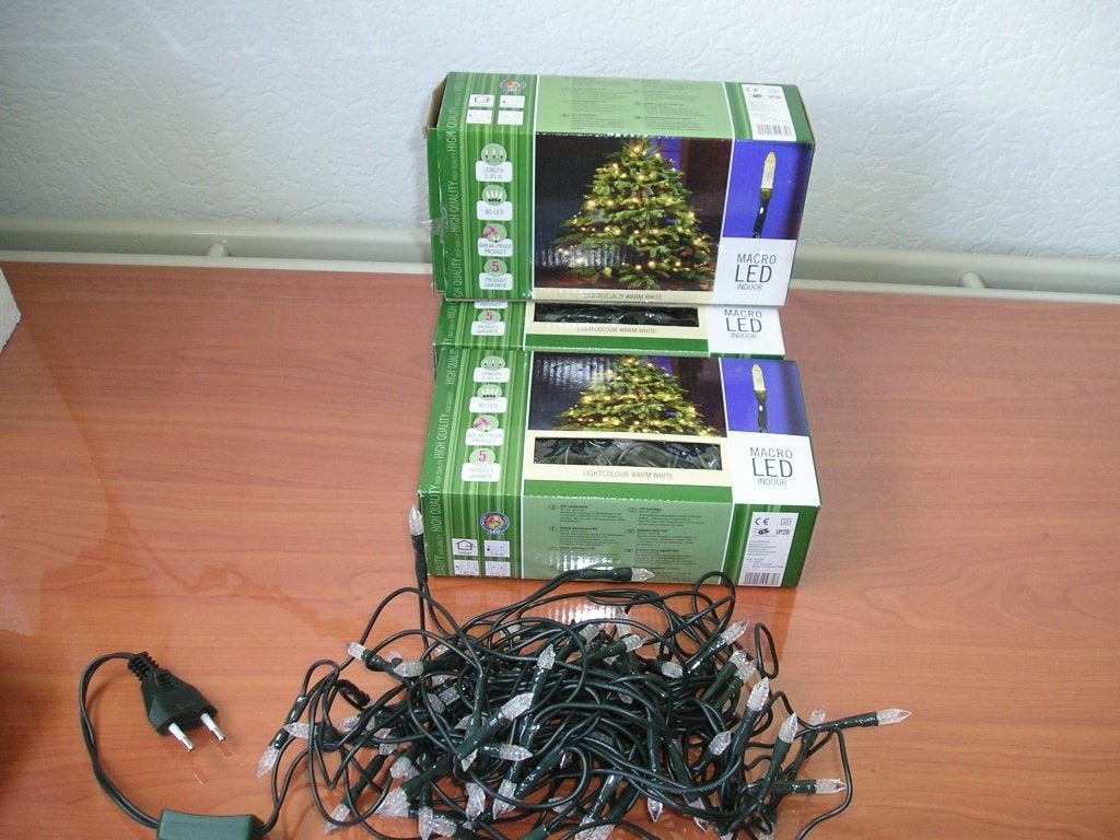 3 dozen met kerst boom verlichting voor binnen, Ophalen of Verzenden, Nieuw