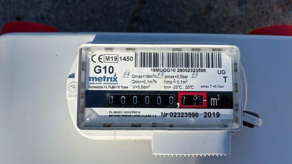 Apator Metrix UG G10 gasmeter, Doe-het-zelf en Verbouw, Ophalen, Overige typen, Nieuw, Minder dan 60 cm