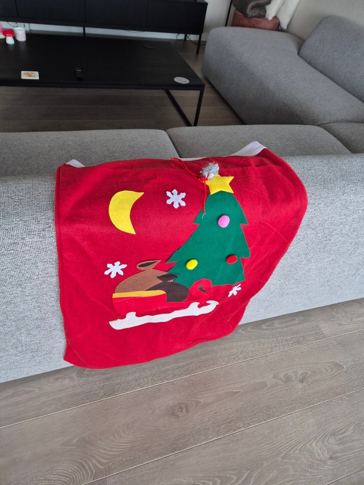 Kerstzak vilt, Ophalen of Verzenden, Zo goed als nieuw